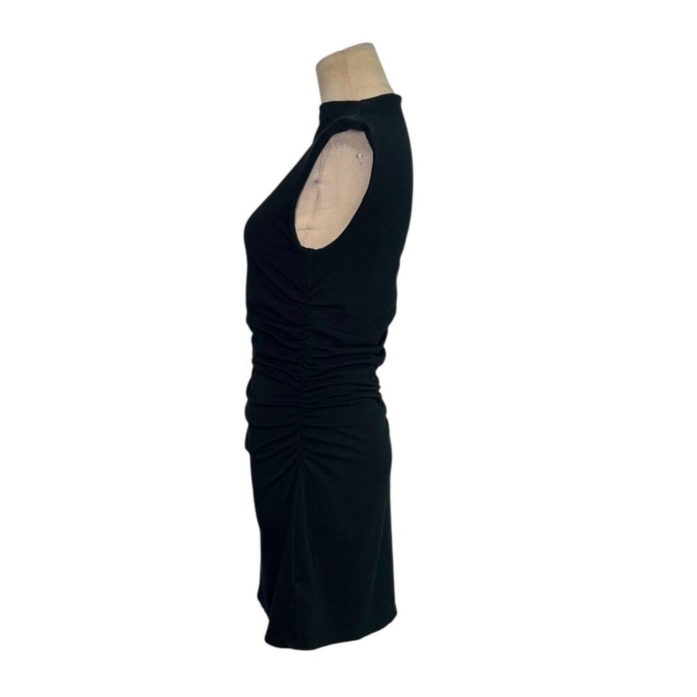 Wild Fable black mock neck cap sleeves mini dress size Small - Picture 12 of 14